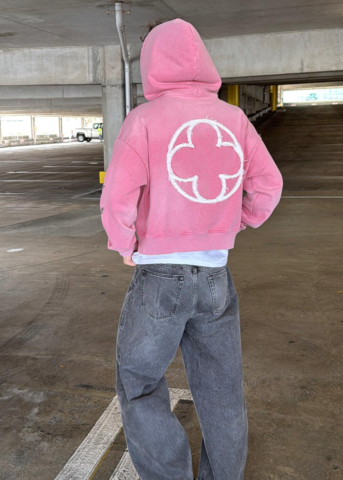 "TOTS" Heavyweight Hoodie - Rose