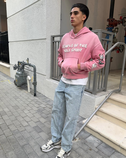 TEMPLE OF THE SPIRIT HOODIE ROSE