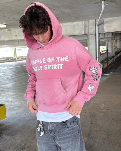 TEMPLE OF THE SPIRIT HOODIE ROSE