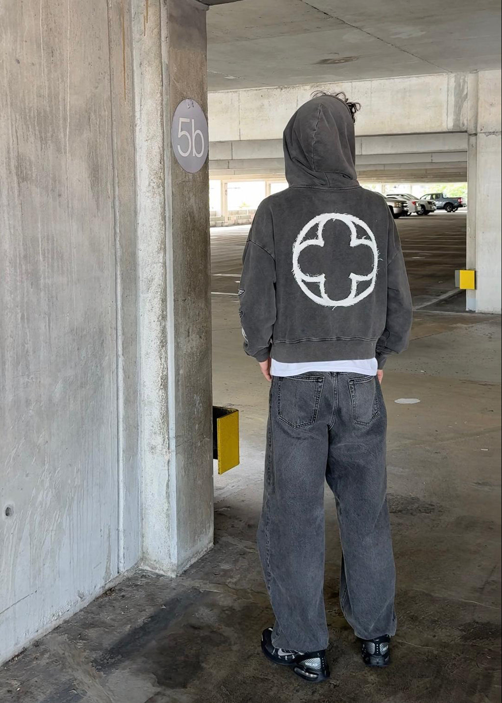 "TOTS" Heavyweight Hoodie - Charcoal