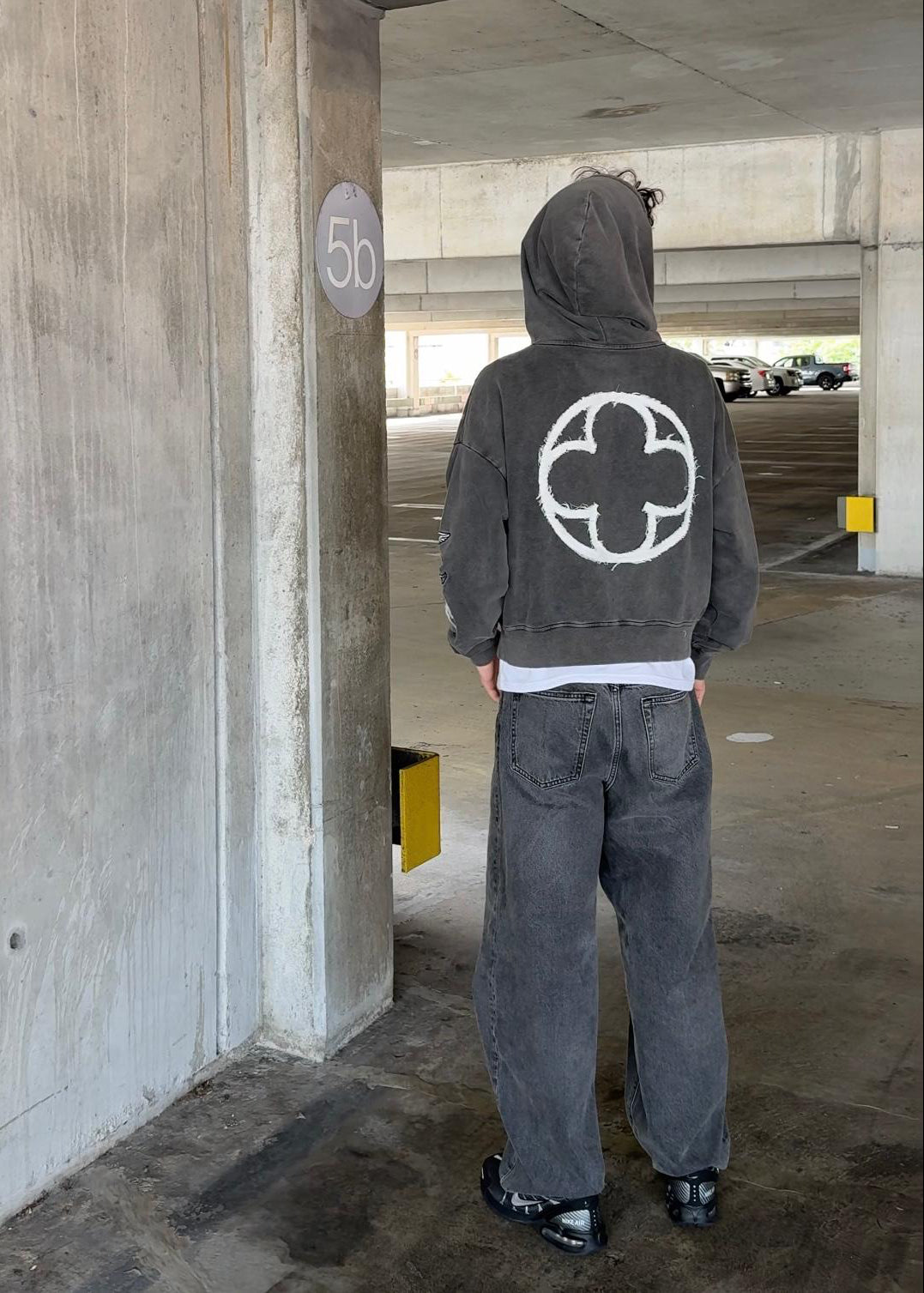 "TOTS" Heavyweight Hoodie - Charcoal