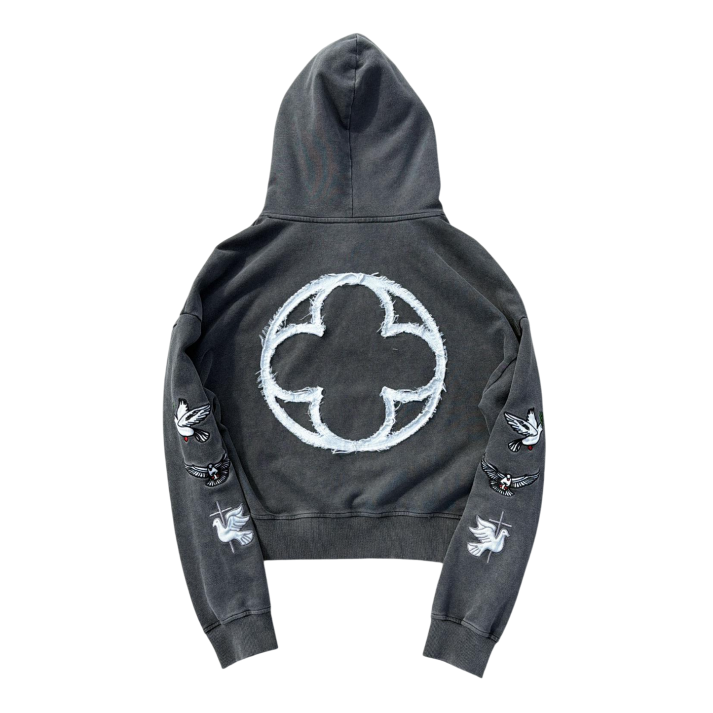 TEMPLE OF THE SPIRIT HOODIE CHARCOAL