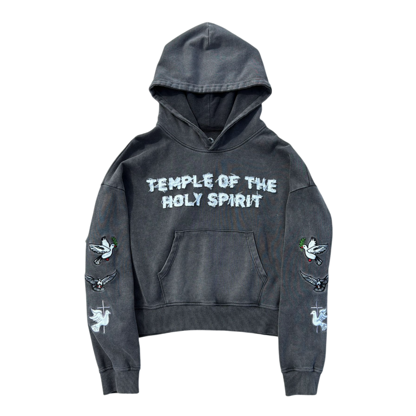 TEMPLE OF THE SPIRIT HOODIE CHARCOAL