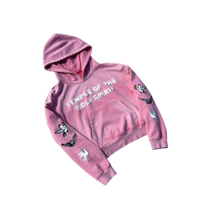 TEMPLE OF THE SPIRIT HOODIE ROSE