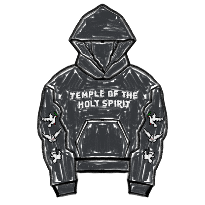 "TOTS" Heavyweight Hoodie - Charcoal