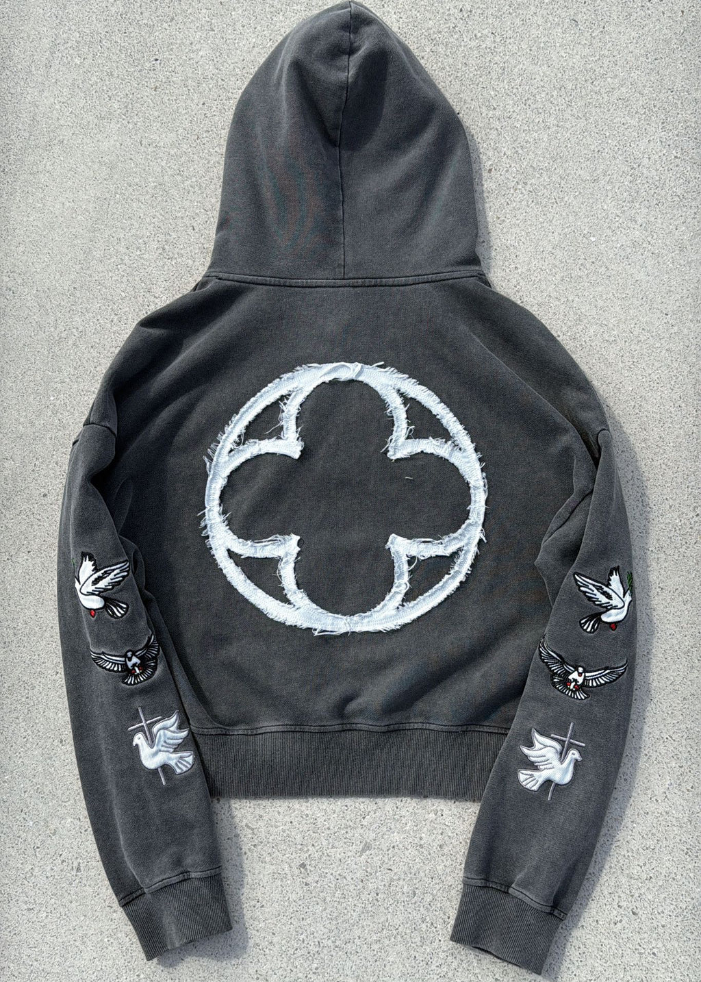 "TOTS" Heavyweight Hoodie - Charcoal