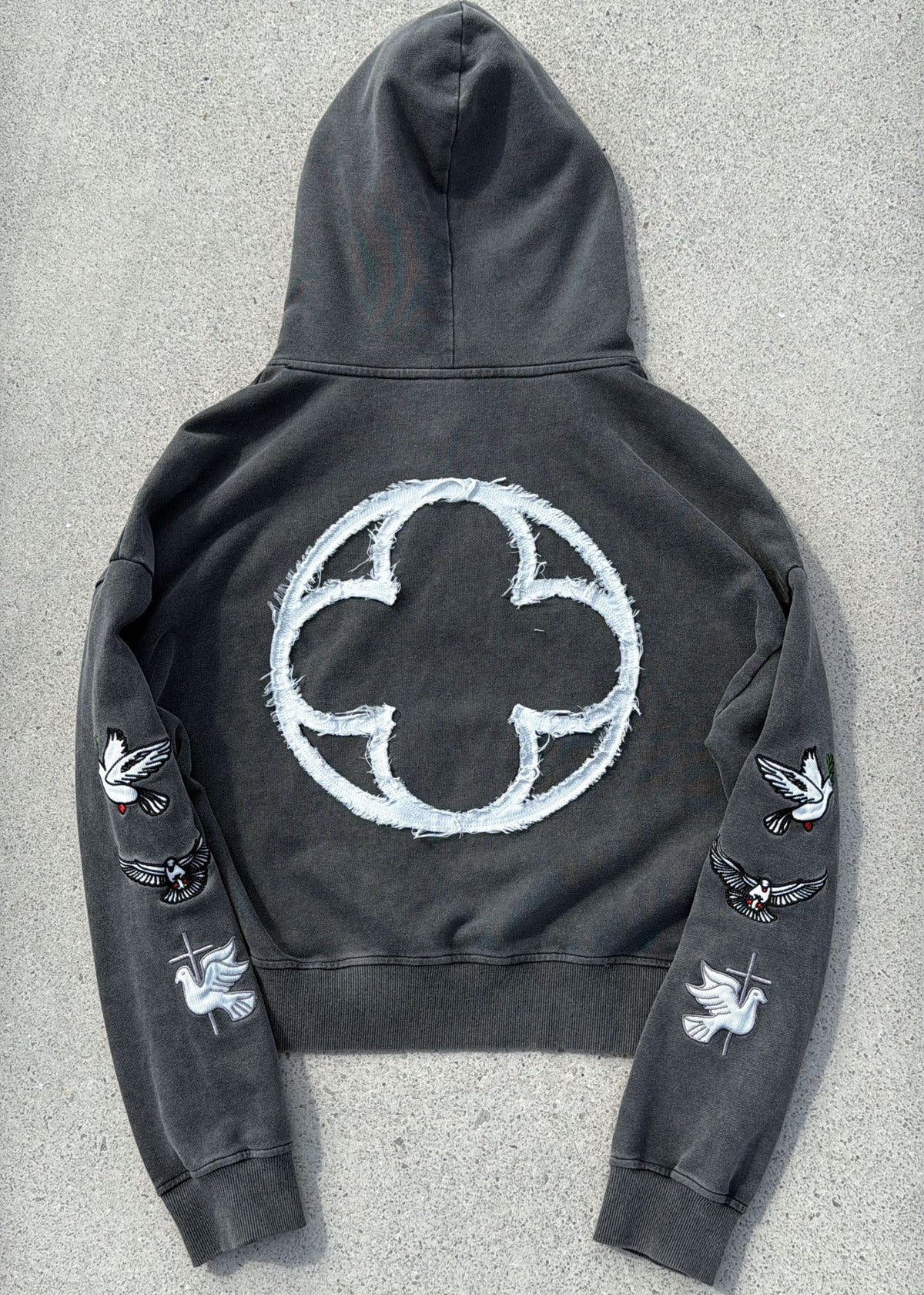 "TOTS" Heavyweight Hoodie - Charcoal